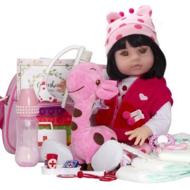 Imagem de Bebê Adora 100% de Silicone com Bolsa Maternidade D Princesa - Cegonha