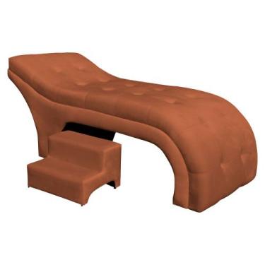 Imagem de Maca Estofada Botonê Clínica Salão Estética Veludo 60 cm - Estopar, Ve