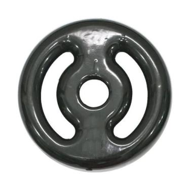 Imagem de Anilha Deveras Revestida Vazada Emborrachada 1Kg Cores Sortidas - Ref 