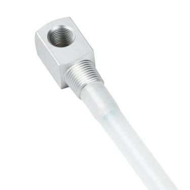 Imagem de Aongch Tubo universal padrão para tanque de combustível 7-0948 de 30,5 cm de profundidade com filtro, tubo de combustível de polietileno rígido ajustável com comprimento