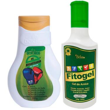 Imagem de Kit Gel Nocauteador 200g Dokmos + Gel de Arnica Fitogel 200g Bélia, 2