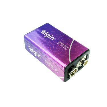 Imagem de Bateria Elgin Recarregável 9v - 250mah único