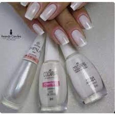 Imagem de Kit Esmalte Lua ,leite De Coco,petala Branca - Impala e Colorama