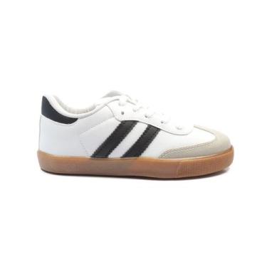 Imagem de Tênis Infantil Menino Fiocco Casual, Branco, 32