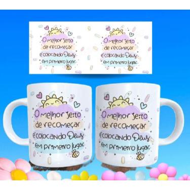 Imagem de Caneca gospel frases religiosas versículos bíblicos motivacionais 21 -