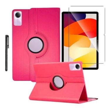 Imagem de Capa Giratória 360 Para Redmi Pad Se + Película + Caneta - Snaw, Femin