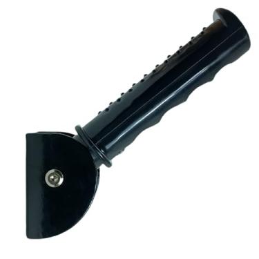 Imagem de Maçaneta de suporte de porta, alça de assistência dobrável de escada de porta, alça de suporte de assistente de porta para idosos, idosos, deficientes, deficientes e feridos (preto-1 conjunto)