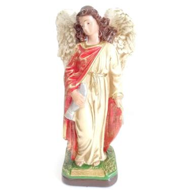 Imagem de Imagem Escultura Arcanjo São Rafael 20 Cm Gesso