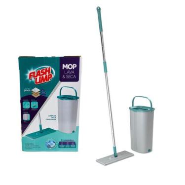 Imagem de Mop lava e seca com balde 5,5 litros flash limp multiuso
