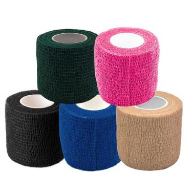Imagem de Kit 5 Bandagem 5cm X 2mt - Lisa - LIMED MOGI