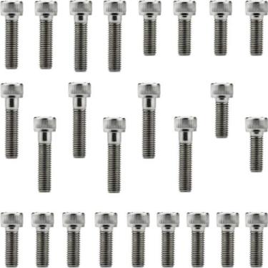 Imagem de Kit parafusos inox tampa motor lateral esquerda+direita Biz125 2006 KS