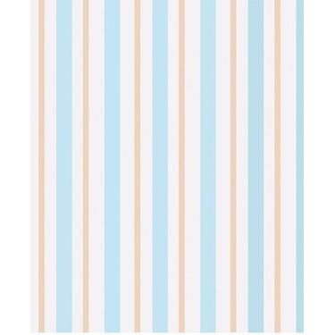 Imagem de Papel De Parede Adesivo Vinilico Infantil Listrado 45 Cm X 10 Mts - Pl