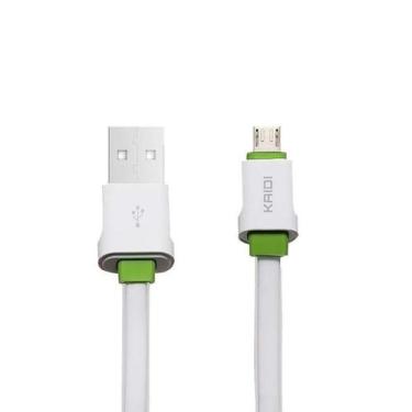 Imagem de Kit 2 Cabos Carregador Micro Usb V8 Reforçado - Kaidi