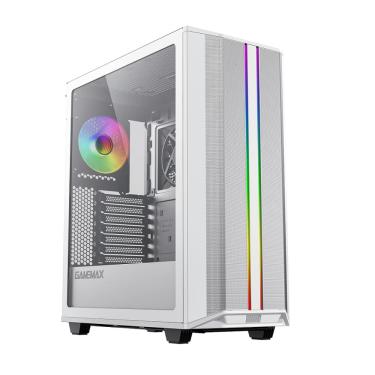 Imagem de Gabinete Gamer Branco Gamemax Precision 1 Fan