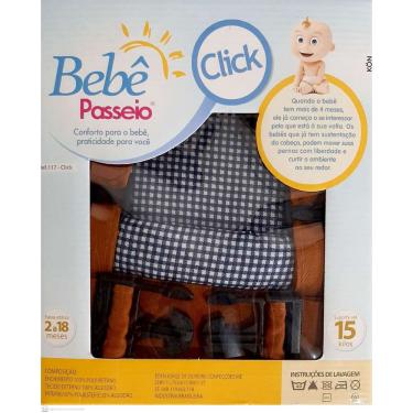 Imagem de Canguru Carregador De Bebê Bebê Passeio Click Até 15 Kilos Cor Terra