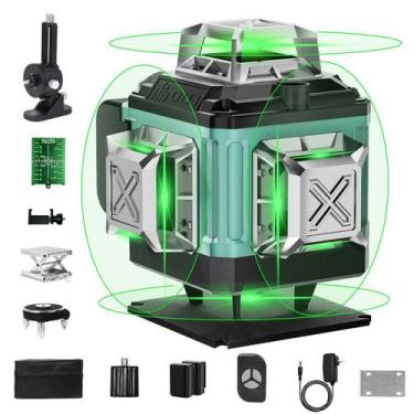 Imagem de Nível de laser ENRIPRT 16 linhas com autonivelamento de 360 com 2 bate