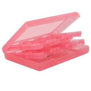 Imagem de Skque Caixa de cartão de jogo 28 em 1 para Nintendo DS Lite, Dsi, 3DS-Color em rosa