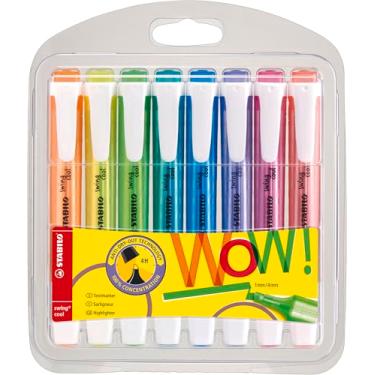 Imagem de STABILO Marcador giratório legal - cores sortidas, carteira de 8