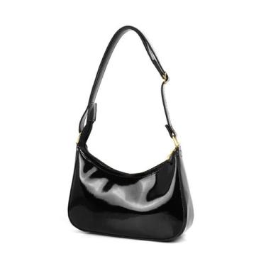 Imagem de Bolsa Feminina Tiracolo Pequena Clutch Verniz Alça Ajustável - M. R. N