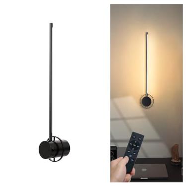 Imagem de Swatia Picture Light, Expositor De Arte Parede Sem Fio 23,6" Recarregável, 3 Temperaturas Cor Reguláveis Com Temporizador Para Iluminação Molduras Galeria - Preto