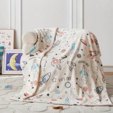 Imagem de COOVA Cobertor solteiro infantil 152 x 203 cm - Manta de lã de desenho animado, brinquedos para 2, 3, 4, 5, 6, 7, 8, 9, 10, 11, 12 anos, presentes para meninas e meninos, cobertores infantis macios