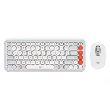 Imagem de Kit Teclado E Mouse Logitech Pop Icon Sem Fio - 920-013057