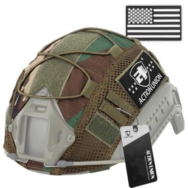Imagem de ACTIONUNION Capa de capacete tático Airsoft para capacete PJ/BJ/MH (WL)