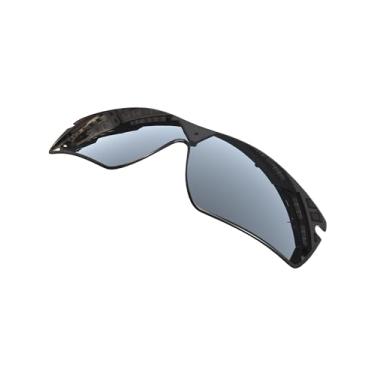 Imagem de OOWLIT Lentes de substituição compatíveis com óculos de sol Oakley Radar Path/Radar Path Asian Fit (AF) de titânio não polarizado