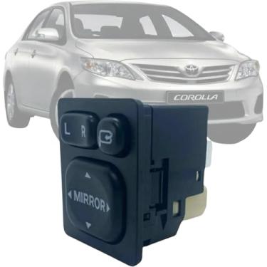 Imagem de Comando Botão Retrovisor Elétrico Compatível com Corolla 2009 a 2014 – Lado Motorista