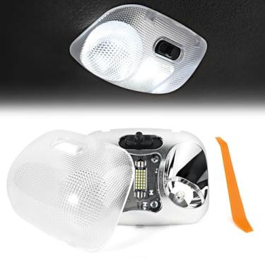 Imagem de TOP-MAX Conjunto de luz de cúpula interna de LED com capa adequada para Ford Ranger 1993-2004, luz de mapa de teto para teto superior, luz de leitura de teto substitui F37Z-13776-B, F67Z-13783-AA