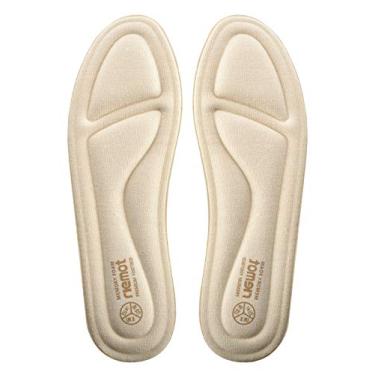 Imagem de Palmilha de espuma de memória masculina da Riemot, palmilha interna de substituição super macia para tênis de corrida, botas de trabalho, acolchoamento confortável, inserção de sapatos bege 36