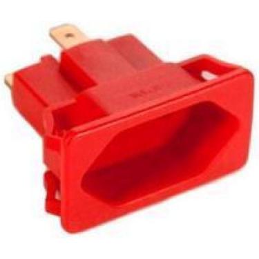 Imagem de 5 Tomada Margirius Cx. Embutir Padrão Weg 10/20A Vermelho