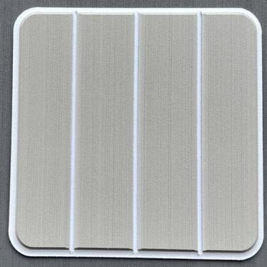 Imagem de HRTNMC Adequado para 2002 Cruiser Yachts 3470 Express Cockpit plataforma de natação 1/4 "6 mm EVA piso artificial - (cinza sobre branco)