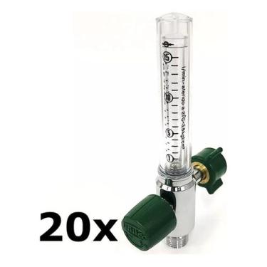 Imagem de Kit Com 20 Fluxometro Para Oxigênio Unitec