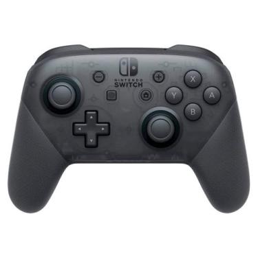 Imagem de Controle Nintendo Switch Controller Pro Sem Fio Preto, Cinza