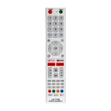 Imagem de Controle Remoto Universal para Smart Tv - Compatível com as Principais Marcas - Branco - PRF.22701