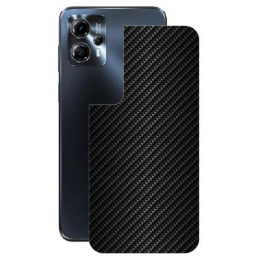 Imagem de Película para Motorola Moto G13 - Traseira de Fibra de Carbono Preta - Gshield