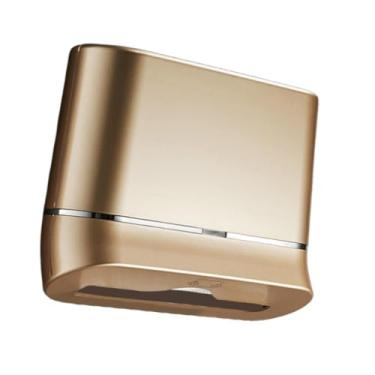 Imagem de Ｂｅｓｇａ Suporte de papel higiênico, estojo criativo à prova de poeira, fácil de instalar, suporte de lenços para cozinha de fazenda, hotel, casa e escritório, Broca de Necessidade de Ouro