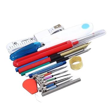 Imagem de Zerodis Kits de Perfuração de Agulha para Iniciantes 20 Peças Kit de Agulha de Perfuração de Bordado para Iniciante Russo Poke e Poke Conjuntos