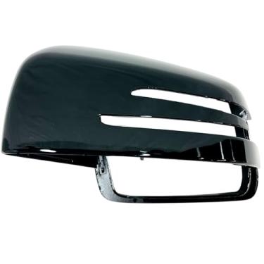Imagem de CAMIL Capa de espelho lateral preto brilhante, tampa retrovisor para Mercedes Benz W164 M/X164 GL/W166 M/X166 GL/W166 GLE/X166 GLS/W251 R/C292 GLE Coupe/W463 G Class (lado esquerdo do motorista)