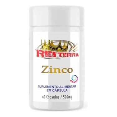 Imagem de Rei Terra Zinco Suplemento Alimentar Natural em Cápsulas, 60 Cápsulas, 500mg
