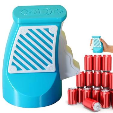 Imagem de Abridor de latas de bebidas impresso em 3D - ferramenta rápida e fácil para latas de cerveja, refrigerante e puxador - para mulheres com unhas longas ou acrílicas (azul)
