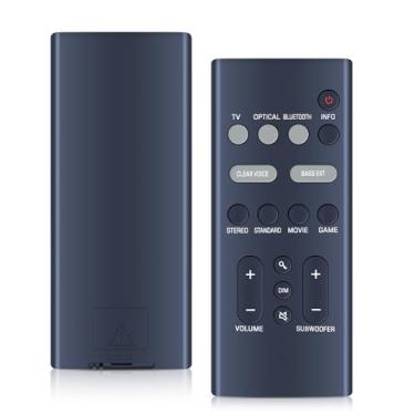 Imagem de WDZP Novo controle remoto Soundbar de substituição para Yamaha SR-B30A SR-B40A Dolby Atmos Sound Bar com subwoofers integrados