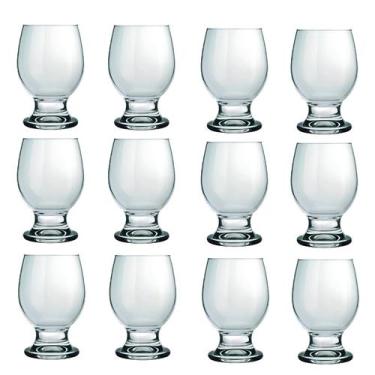 Imagem de Jogo 12 Taças Paulista Vinho Cerveja Chopp 200ml Vidro Nadir - Nadir F