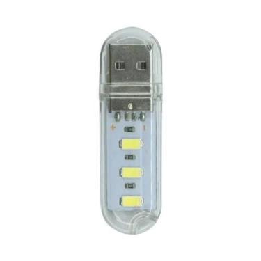 Imagem de Lanterna De Livro Mini USB LED Portátil Ultra Brilhante Com 3 LEDs, 8 