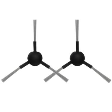 Imagem de Kit 2 Escovas Laterais para Robô Aspirador Xiaomi X10+/X10 Plus, X20+/X20 Plus, S10+/S10 Plus e S20+/S20 Plus | Reposição Compatível – Cerdas Duplas e Encaixe Perfeito (X20 Max/X20 Pro)