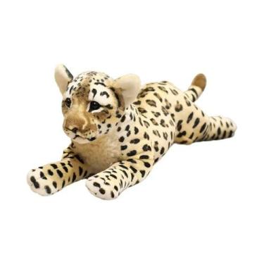 Imagem de Brinquedos De Pelúcia Realistas De Tigre, Leopardo E Leão Para Meninas