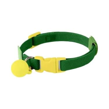 Imagem de Coleira Refletiva Ajustável Para Gatos, Colar Macio Para Animais De Es