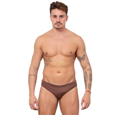 Imagem de Sunga Cavada Marrom - JWilas Beachwear