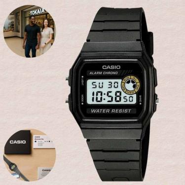 Imagem de Relógio Casio Masculino Digital Preto F-94WA-8DG